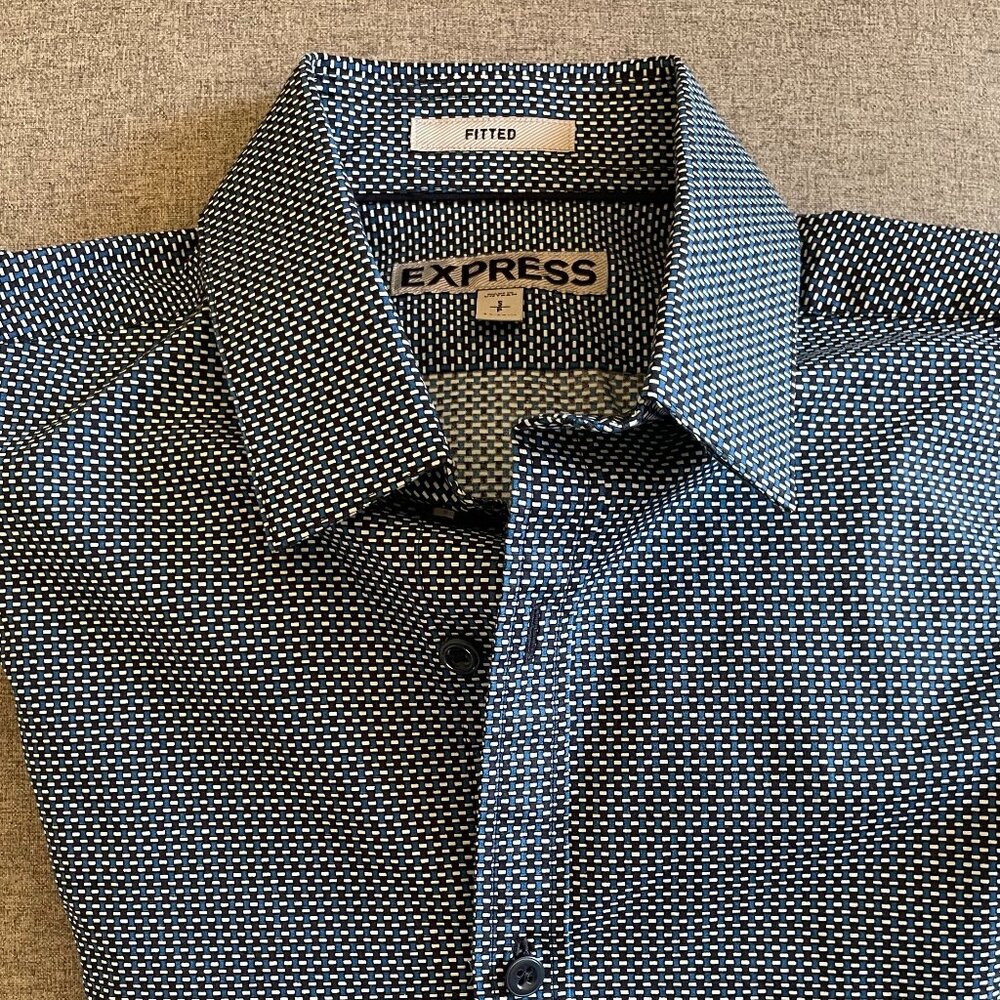 Men's Express Fitted Button Down - image 1